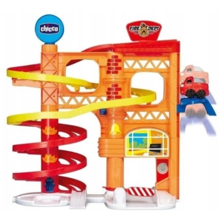 Chicco Straż Pożarna Remiza TURBO KULA + autko